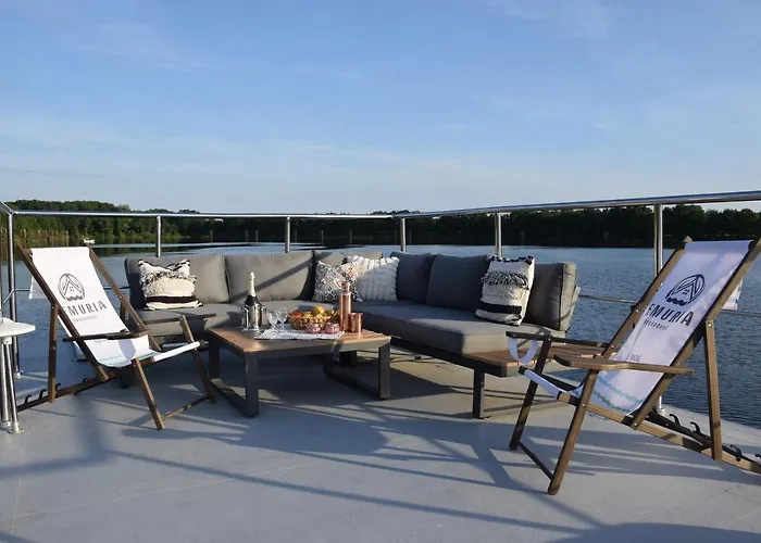 Lemuria Houseboat - Plywajacy Na Wodzie Βρότσλαβ