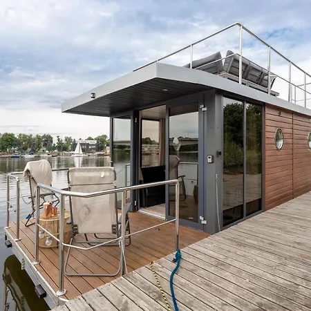 船屋 Lemuria Houseboat - Plywajacy Na Wodzie 弗罗茨瓦夫
